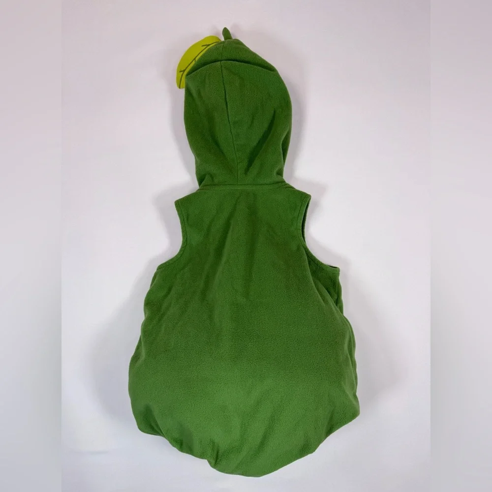 CARTER'S Unisex Baby Avocado Fleece‎ Zip Up Halloween Costume Outfit Size 12M - Picture 2 of 8